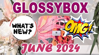 *spoiler* 🤩 glossybox june 2024 summer vibes 🌞  | sneak peek   mystery box unboxing