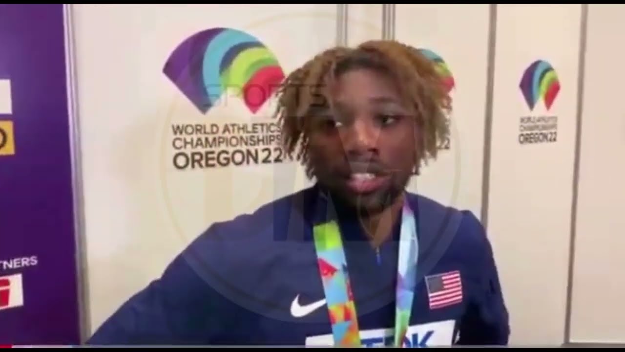 Noah Lyles questioned the NBA 'world champions' label. Everyone ...