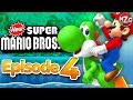 New Super Mario Bros. Wii Gameplay Walkthrough - Episode 4 - World 4! Airship!? (Nintendo Wii)