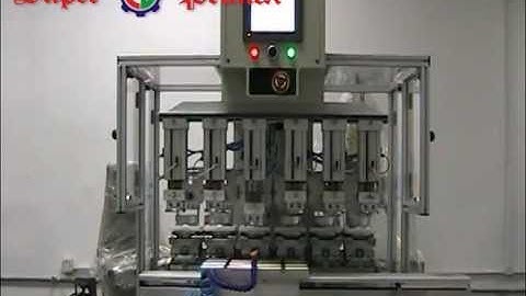 SPCST - 868SDQ1 (6 - Color Pad Printer with Servo Motor & Shuttle Table & Ink Cup (PLC Control))