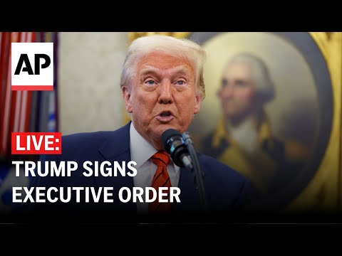 LIVE: Trump signs executive order barring transgender female athletes from competing Episode cover