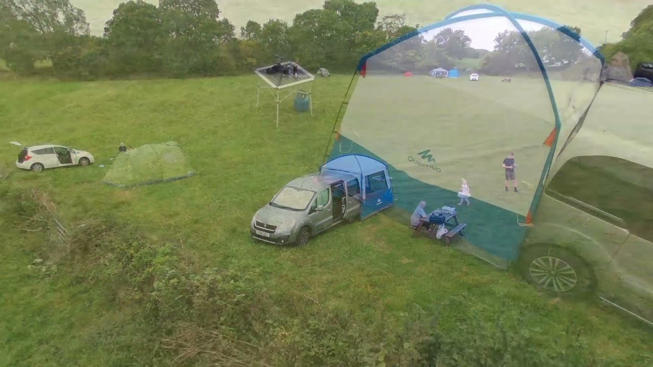 Camper Van And Arpenaz Awning Set-Up | Review - YouTube