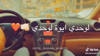 لوحدي ايوا لوحدي عمري يعدي مش فارقه توهت في الاحزان وحتي الضحكه تيجي سرقه 🖤🖤💔