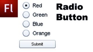 Flash Tutorial: The Radio Button Component  -HD-