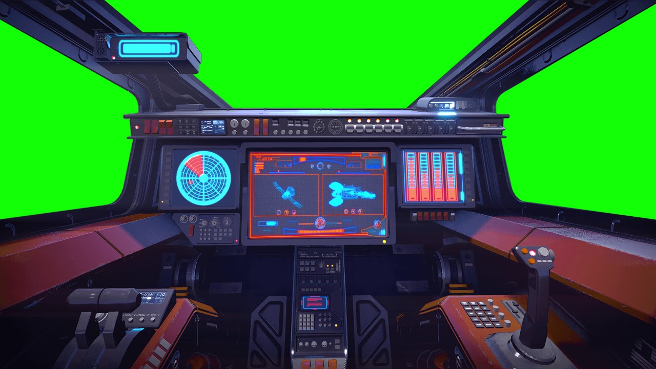 DOWNLOAD: 4k Spaceship Single Pilot Green Screen Free Use .Mp4 & MP3