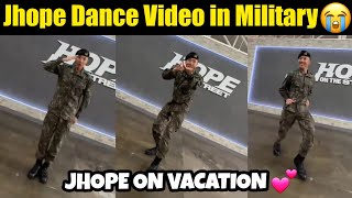 Jhope full dance Video in Military 😭| Jhope on Vacation 🥳 #bts