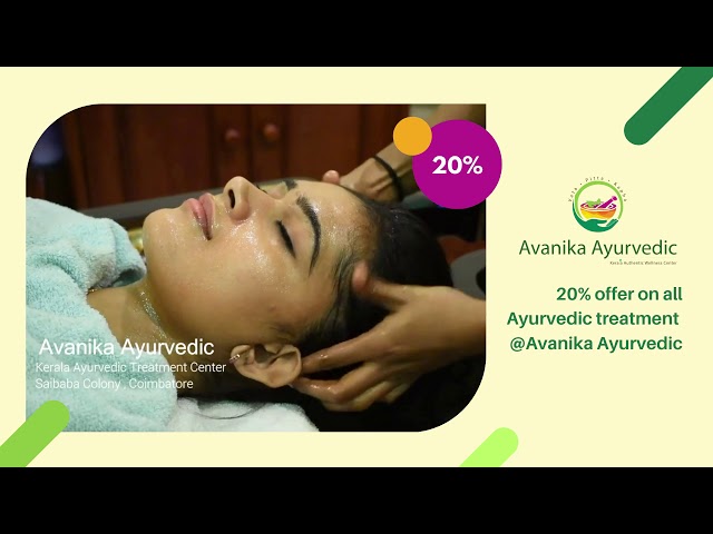 20% offer on all ayurvedic treatment at Avanika Ayurvedic