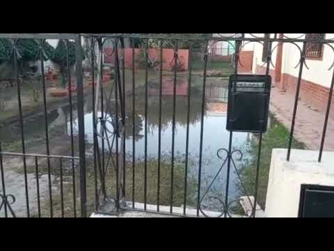 Rosario de la Frontera: se rompió una cloaca e inundó el patio de una casa