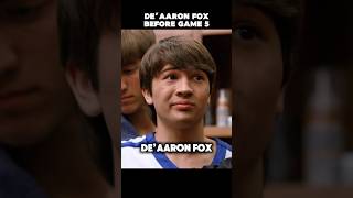 De’Aaron Fox’s mindset before game 5 of the finals!! #deaaronfox #nba #basketball #spurs #knicks