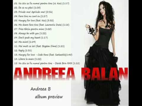 Andreea Balan - Andreea B album preview