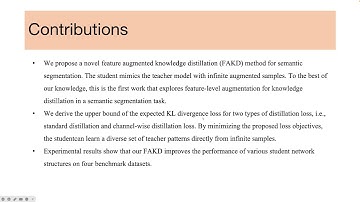 FAKD: Feature Augmented Knowledge Distillation for Semantic Segmentation