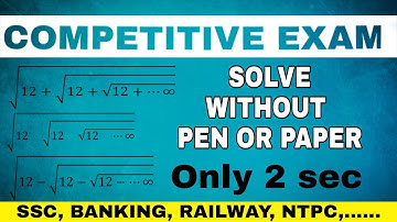 Square Root Infinite Series questions Simplification tricks|Square Root Radical Sum series|#Square