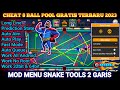 Cheat 8 Ball Pool Terbaru 2023 Snake Tools 2 Line Gratis || Long Line, Auto Play, Work No Root 100%