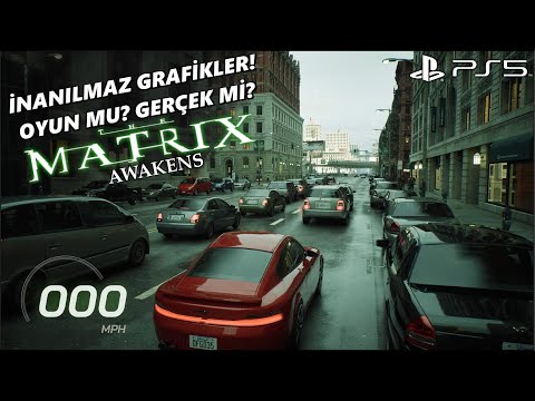 İNANILMAZ GRAFİKLER! OYUN MU? GERÇEK Mİ? | THE MATRIX AWAKENS TÜRKÇE PS5