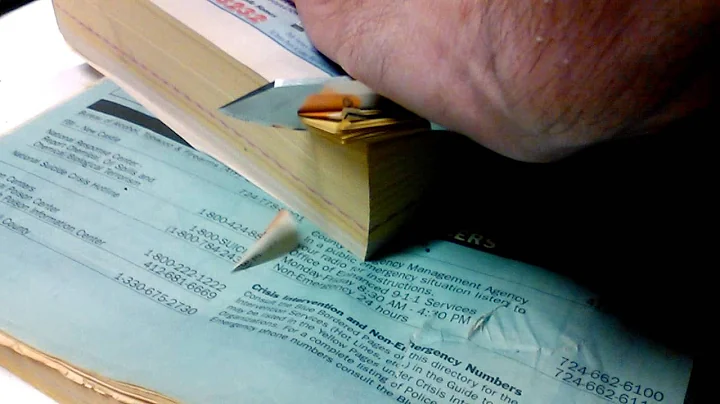 Wicked Edge 940 Benchmade phone book test number 2