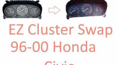 Civic Cluster Swap 96-00 | Change Mileage on Cluster
