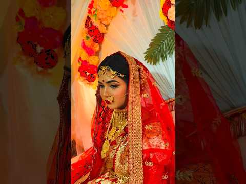 Muslim Bengali bridal makeup look #muslimbengalibridalmakeuplook #transformation #viralvideo #2026
