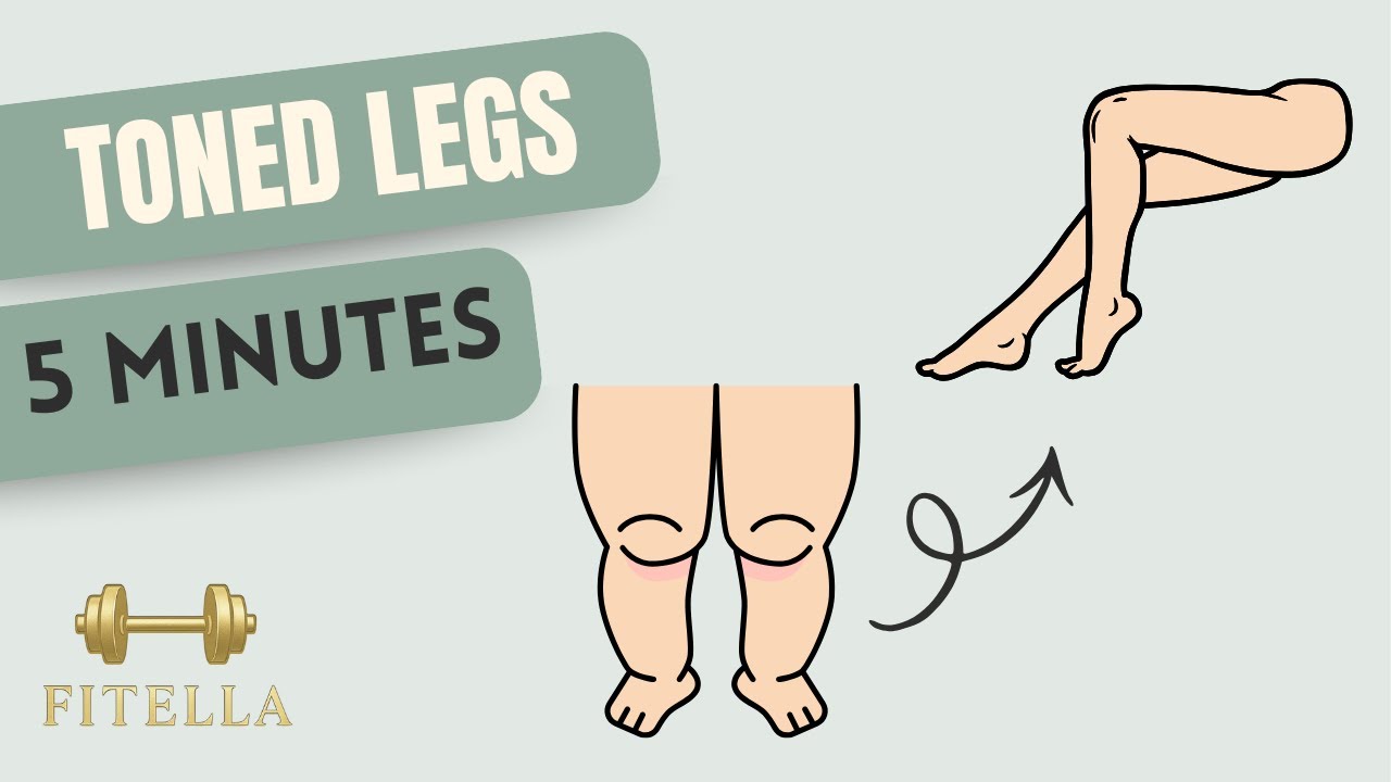 5 Minute Thigh Workout for Women | Slim & Toned Legs - YouTube
