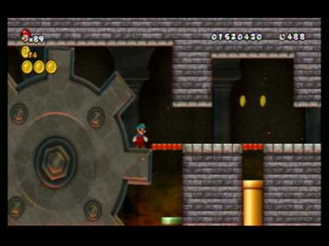 New Super Mario Bros. Wii - World 1-Larry's castle