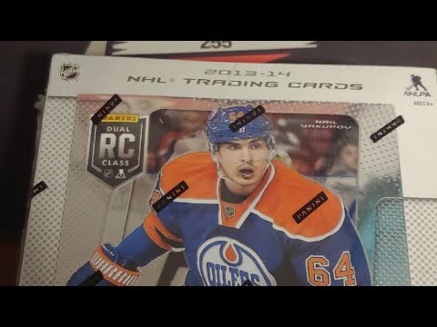 2013-14 Panini Prism hockey cards dual rookie class Nice autograph!!