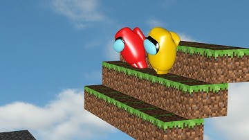 Among Us Race Animation | Softbody Simulation