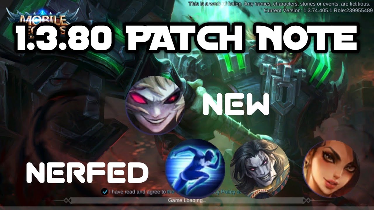 1.3.80 PATCH NOTE (NERFS, NEW SKINS, EVENTS ETC.)