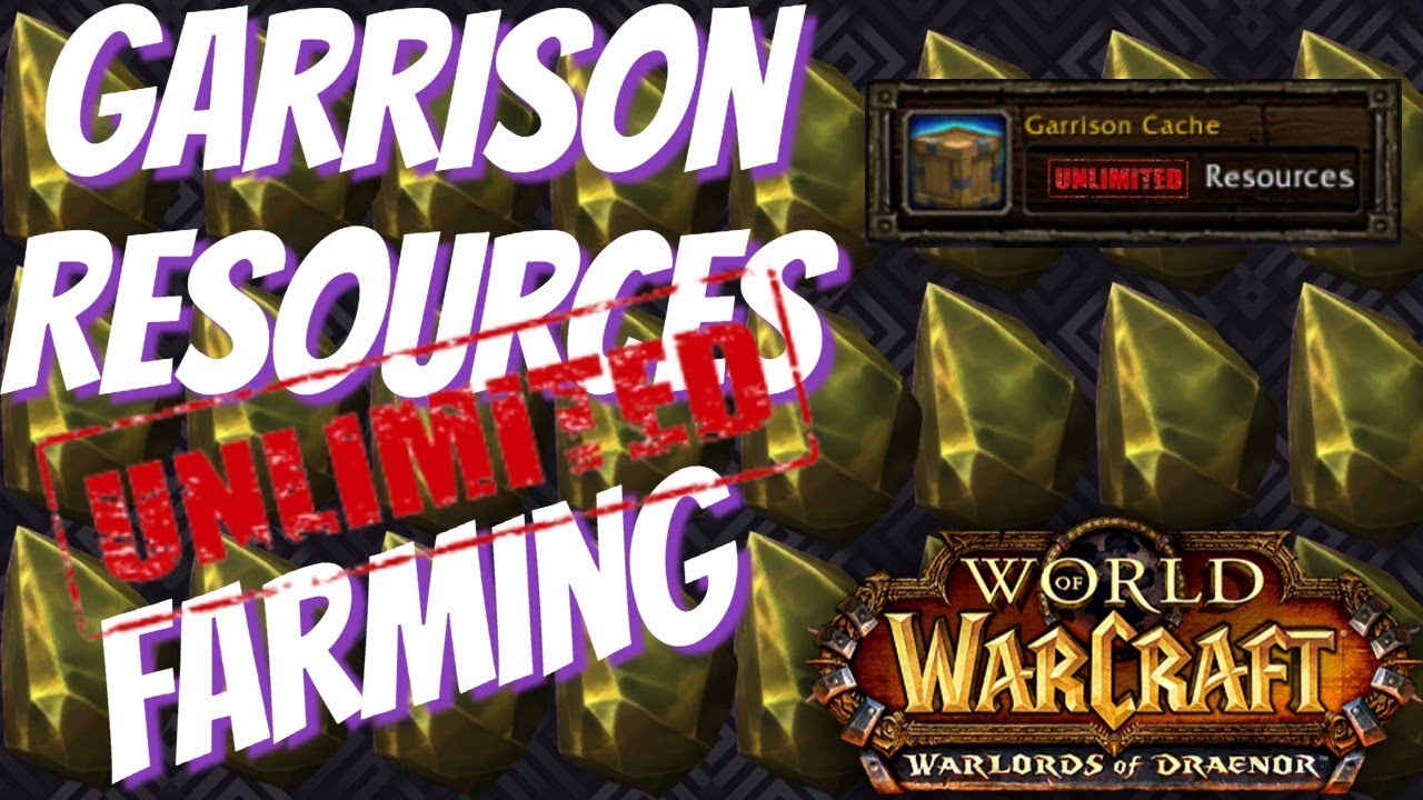Garrison Resources Farm - Wow - WoD