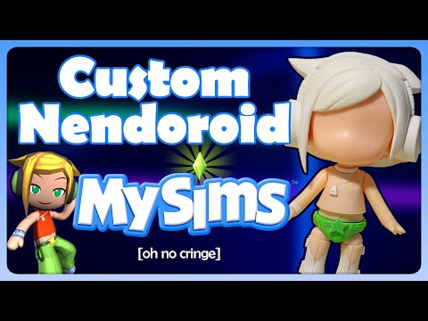 Making a CUSTOM NENDOROID | MySims - DJ Candy