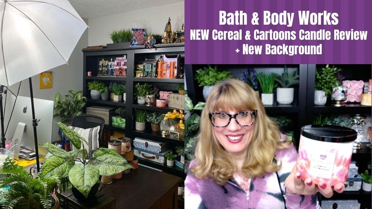 Bath & Body Works NEW Cereal & Cartoons Candle Review + New Background