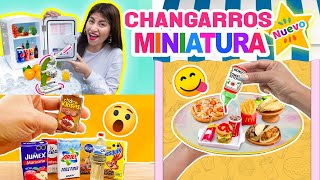 🍔🌮🌭CHANGARROS MINIATURA🍕MINI PUESTOS Y COMIDITA💕¡COMPRANDO TODO PARA LOS CHANGARRITOS! 🥳🛒