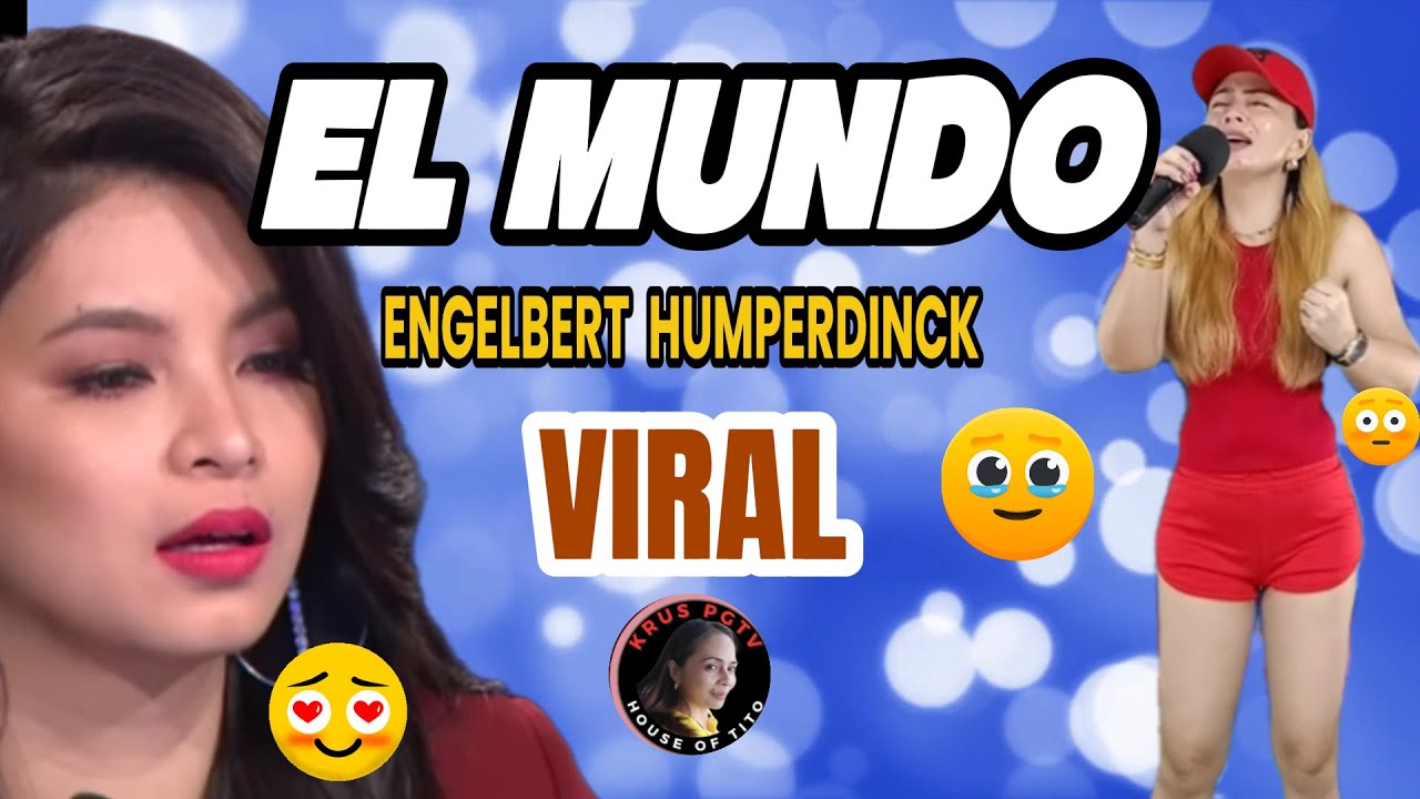 PILIPINAS TALENT] FILIPINO Singer Sings EL MUNDO BY Engelbert ...