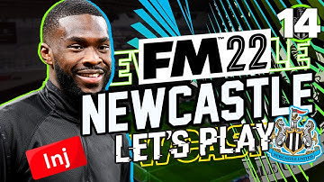FM22 Newcastle United - Episode 14: INJURY CRISIS | Football Manager 2022 Let