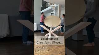 Famous Interlocking Table Base #shorts #tripodtablebase #interlockingtablebase #buildtableyourself #DIY Net Worth