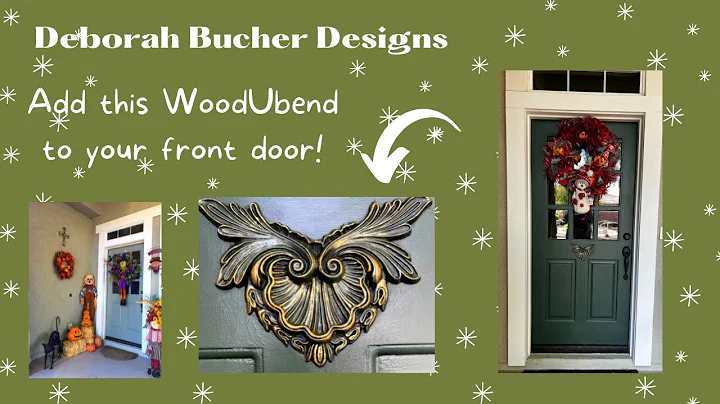 How To Paint WoodUbend Moulding on My Front Door T...