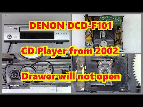 f。ＤＥＮＯＮ デノン ＤＣＤ－Ｆ１０１ ピック メカ交換済。 f。DENON デノン DCD－F101 ピック メカ交換済