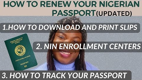 How to Download your Slips/Track your Passport// NIN /How to renew your Passport in the UK 🇬🇧