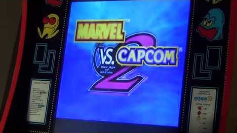 Arcade1up - Marvel vs Capcom 2 - dreamcast- modded with PlayStation classic & retroarch