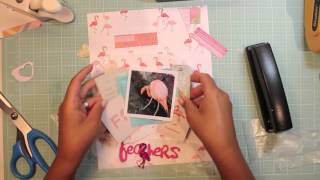 Scrapbooking Process Video 8.5x11 Layout