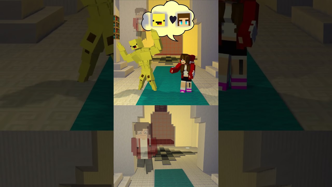 Dancing with Banana Kid, JJ & His Sister 💃🕺🔥 Maizen Minecraft  