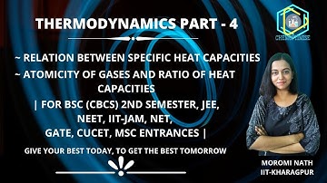 THERMODYNAMICS PART-4 || BSC (CBCS) 2ND SEMESTER || IIT-JAM, NET,GATE,JEE,NEET,MSC ENTRANCES,CUCET||