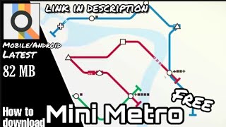 jak nainstalovat Mini Metro v2.39.0 apk | zdarma na mobili | free full screenshot 4