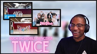 TWICE | 'MORE & MORE', 'Talk That Talk', 'The Feels' Dance Practices REACTION | Incredible dancers!