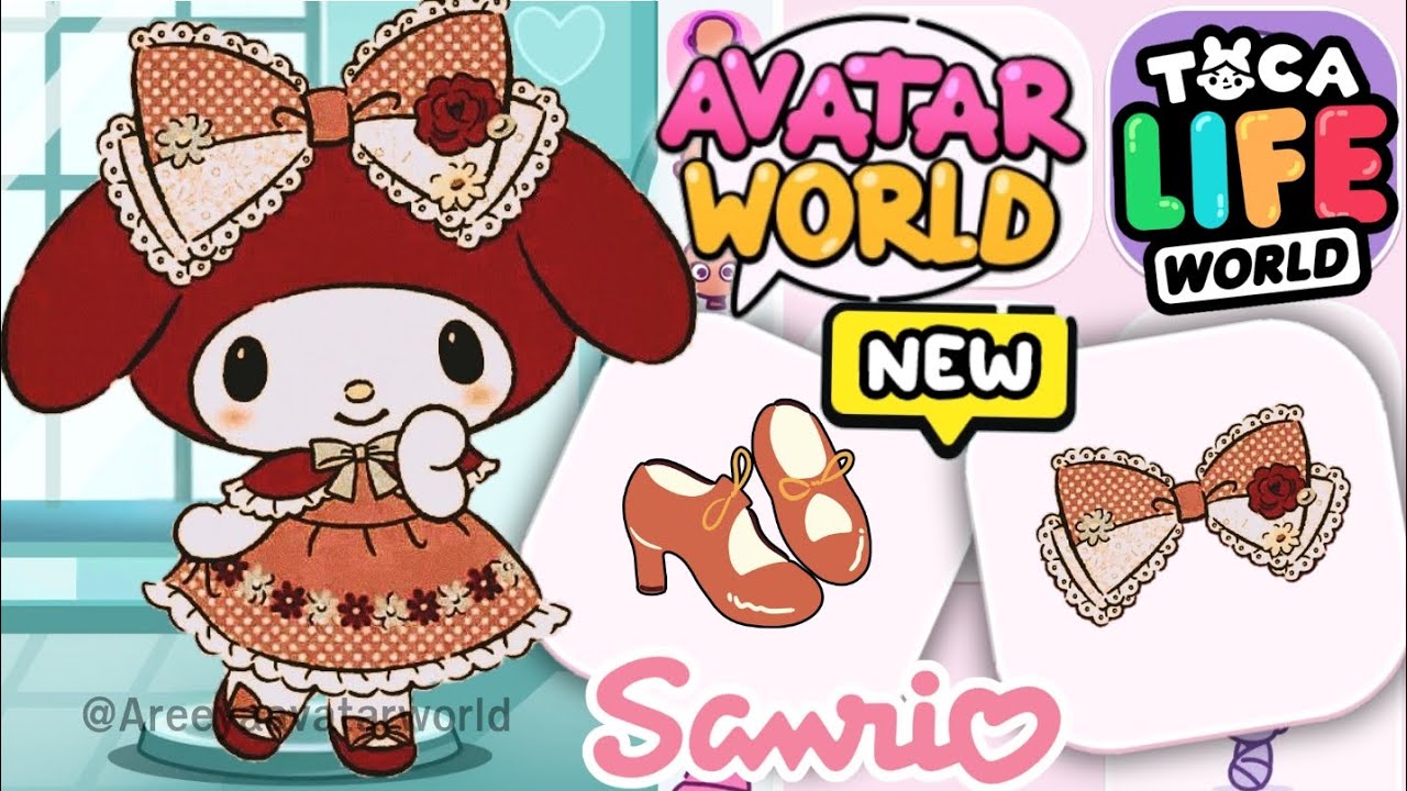 КАК СОЗДАТЬ НОВУЮ МИЛУЮ МЕЛОДИЮ 🩷❤️ САНРИО В МИРЕ АВАТАРА И МИРЕ ТОКА БОКА 😍🌍