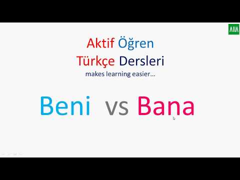 How to use (me)  BENİ\