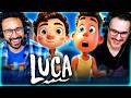 PIXAR'S LUCA (2021) MOVIE REACTION - THAT ENDING GOT US GOOD! -FIRST TIME WATCHING -REVIEW