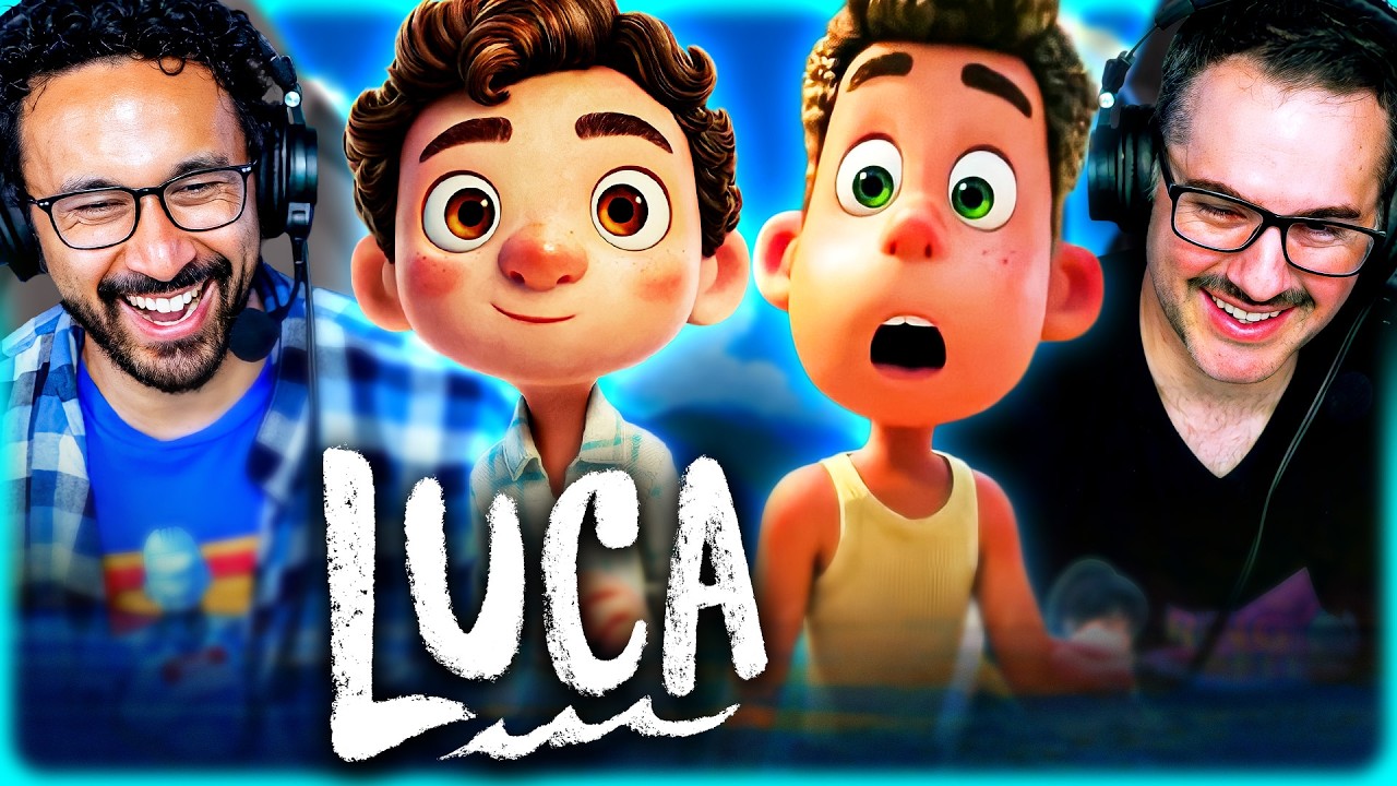 PIXAR'S LUCA (2021) MOVIE REACTION - THAT ENDING GOT US GOOD! -FIRST TIME WATCHING -REVIEW