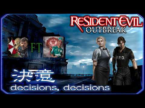 RESIDENT EVIL OUTBREAK NO VERY HARD FT LEANDRO EXGAMER10 (DECISOES) FINAL EMBUSCA DA CURA DO T VIRUS