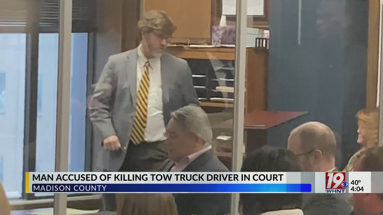 Madison County man accused of killing tow truck driver in court ...