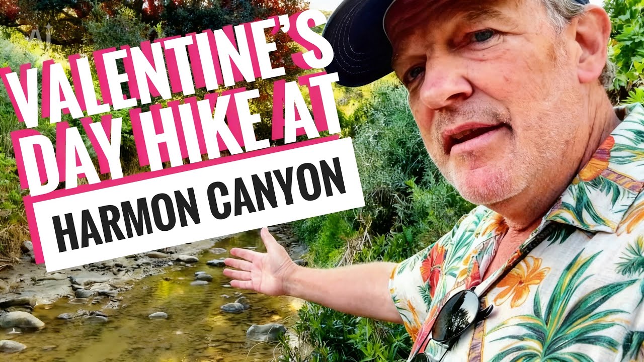 Vlog 50: Valentine’s Day Hike at Harmon Canyon — Full Trails, Flowing Creek & Deer Tracks