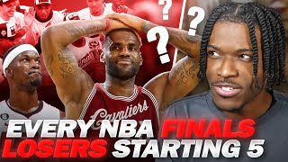 I Tried To Name Every Starting 5 To Lose In The NBA Finals